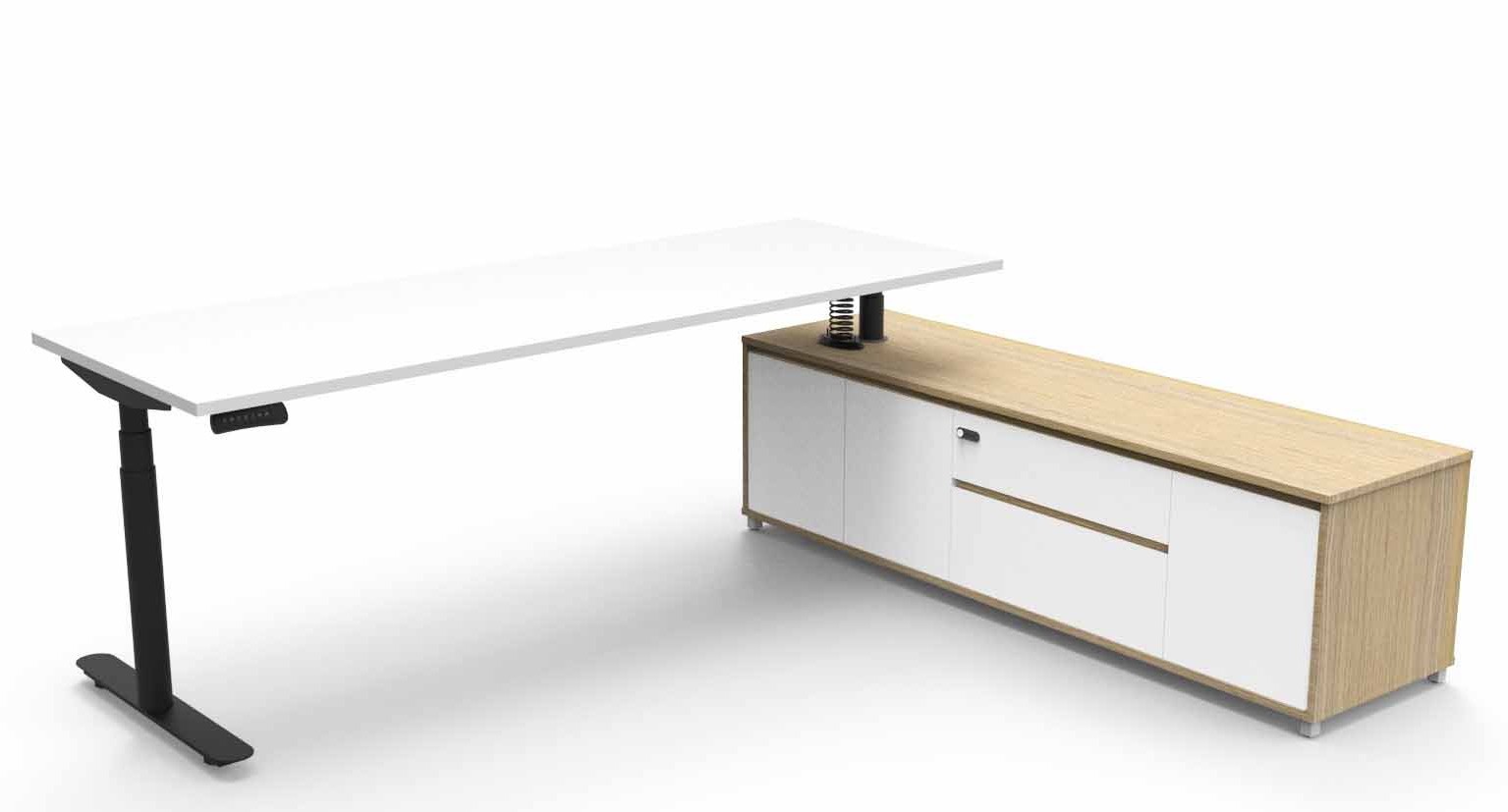 Halo+ Height Adjustable Executive Desk